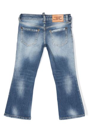 Straight-leg logo-detail denim DSQUARED KIDS | DQ0921D0A2KDQ01